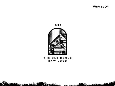 the old house (cottage) Logo branding design design art designer identity illustration logo logo design logodesign logos