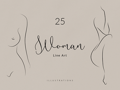 Womans Body. Line Art Collection calligraphy calligraphy logo continuous line contour drawing design illustration line art line artist line draving line logo logo one line single line vector