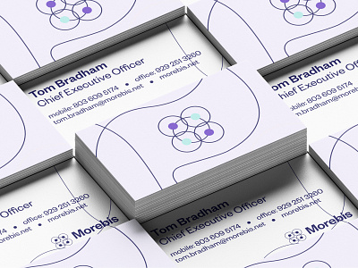 Morebis Business Card brand design brand identity branding business card card design identity illustration typography