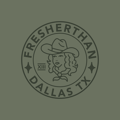 Artboard 10dribbble cowgirl design drawing fresherthan illustration logo tattoo texas vector