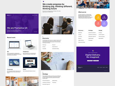 Pramerica UX portfolio portfolio design website