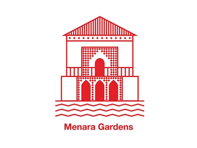 Menara Gardens design digital art dribbble icon illustrator logo vector