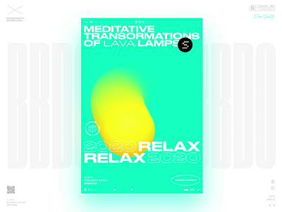 RELAX2020→RELAX2020© animation branding brutalism design grid minimal poster typography ui ux web website