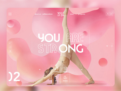 LiveFit app dribbble fitness shop sport ui ux design web