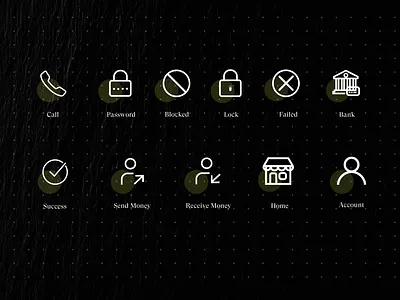 Iconography for Qeutran app app design branding design icon design icon set iconography illustration illustrator logo mobile app mobile app design typography ui vector web