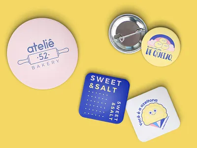 Ateliê 52 - Stickers brand branding candy cute design draw identity identity branding identity design illustration illustration art illustration design sweet sweety vector visual identity