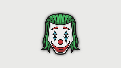 PUT ON a HAPPY FACE colour design graphicdesign graphics icon illustration joker joker movie vector