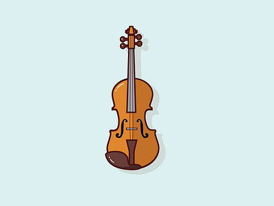 Viola! art artist classic creative creativity design expression icon illustration logo minimal music musician orchestra talent ui vector viola violin