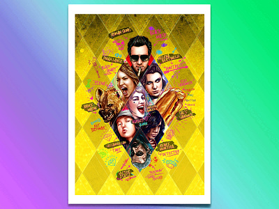 BIRDS OF PREY - No Title Version. artprint birdsofprey blackcanary blackmask cassandracain cathyyan dccomics dceu emancipation fanart girlspower gotham gothamsire harleyquinn huntress hyena margotrobbie movie sandwich victorzsasz