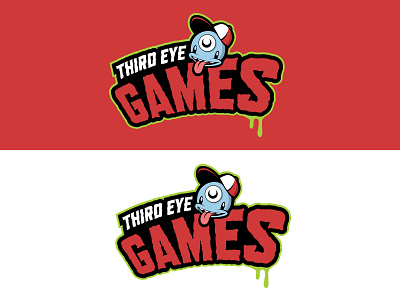 Third Eye Games Branding branding and identity branding design cartoon gaming hand lettering vector