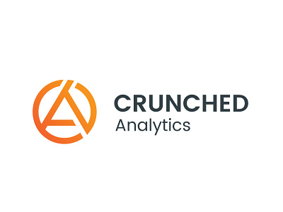 Crunched Analytics Logo Exploration abstract logo analytics company logo app logo app logo design bradning brand identity brand identity design branding agency c c logo ca logo clean data analytics flat logo fresh gradient logo modern logo orange orange gradient start up logo