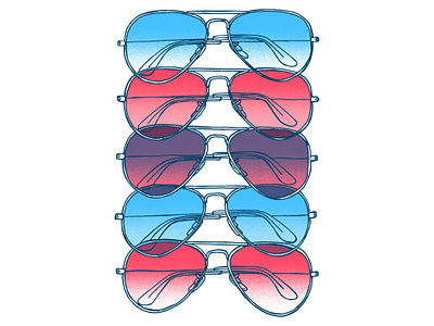 Aviators design handdrawn illustration