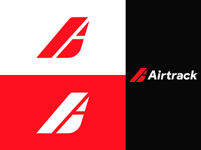 Airtrack Logo Branding airline airtrack branding branding concept branding design concept dailylogo dailylogochallenge day 12 design logo logo design logodesign logotype minimal pioneer simple skybound wings