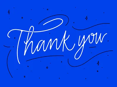 stockd says thank you corporate design design art direct mail fun lettering thank you thank you card typography