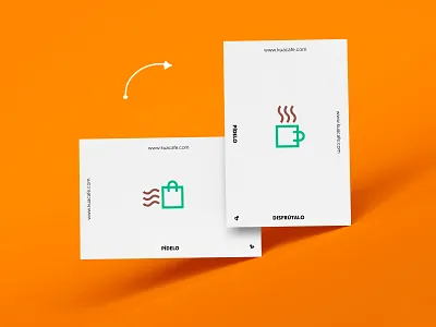 Buy it & Enjoy it - Coffee Shop Presentation cards branding cards coffe coffee shop cup identity ship