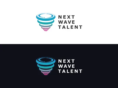 Logo for a Recruitment Company Event animation brand brand identity branding branding design design flat funnel icon illustration logo logo design logodesign logotype minimal minimalist logo neon colors recruitment website