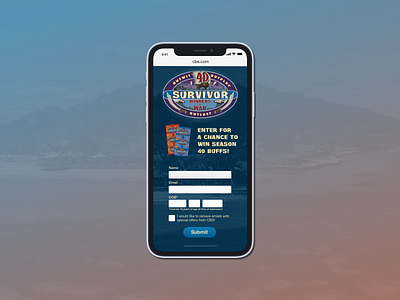 Daily UI 001 - Survivor Sweepstakes
