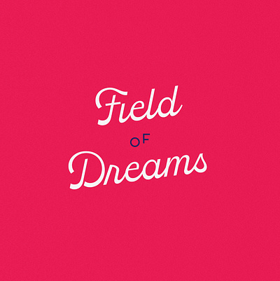 Field of Dreams brand brand design brand identity branding color design identity identity design type typography