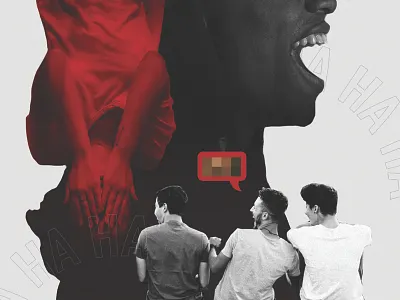 Gender Disinformation: Locker Room Talk collage debut design designer illustration web