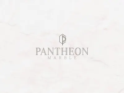 Pantheon Marble Branding, Logo Design anthic branding concept design graphic graphic design identity illustration marble texture minimal modern pantheon logo rebrand typography typography logo vector