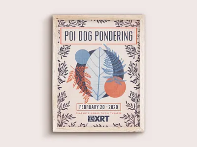 Poi Dog Pondering Poster design illustration poster screen print