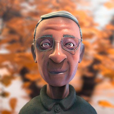 Rendertrato 3d Grandpa 3d 3d artist character design illustration keyshot modelling render rendered sculpting