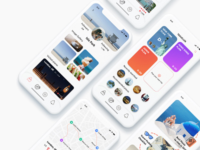 Travel APP mobile UI app app design app logo app logo design interaction interaction design interface interface design mobile app product design travel travel app travel ui traveler ui ui ui design uiux user experience ux ux design