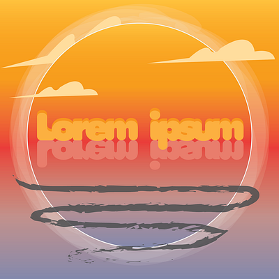 Lorem ipsum branding creative design dribbble icon illustration instagram love typography vector