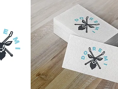 Do-Re-Mi Branding branding business card design logo music