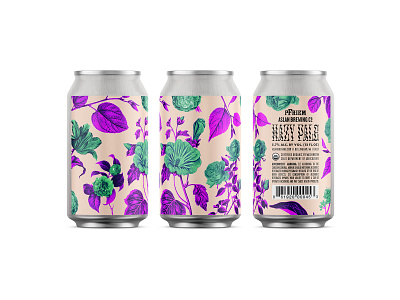 Hazy Pale aslan beer branding brewery can craft beer craftbeer pfriem psychedelic vintage washington