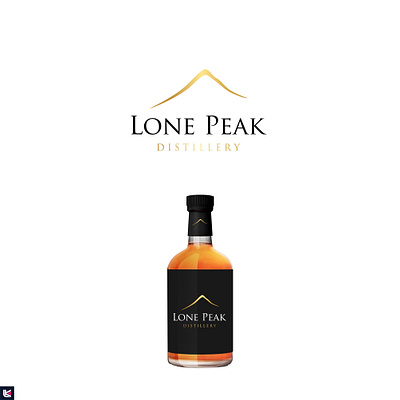Lone Peak brand creative fiverr fiverr.com fiverrgigs flat graphic design logo designer minimalist modern