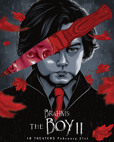 Brahms The Boy II branding design horror illustration movie movie poster poster art poster design posters vector