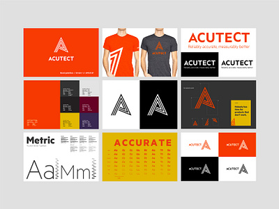 Acutect brand guidelines brand guidelines branding branding and identity identity system logo visual identity