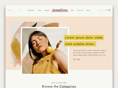 Josephine - Feminine WordPress Theme
