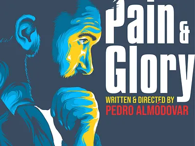 Pain & Glory branding design illustration logo movie movie poster poster art poster design posters vector