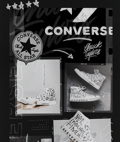 CONVERSE // All Star branding design illustration type typography