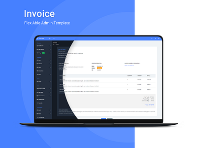 Invoice Page - Flex Able Admin Template admin admin dashboard admin design admin panel admin template admin templates admin theme bootstrap bootstrap 4 bootstrap admin bootstrap admin template bootstrap template branding dashboard ui invoice invoice design invoice list invoice template ui kit uidesign