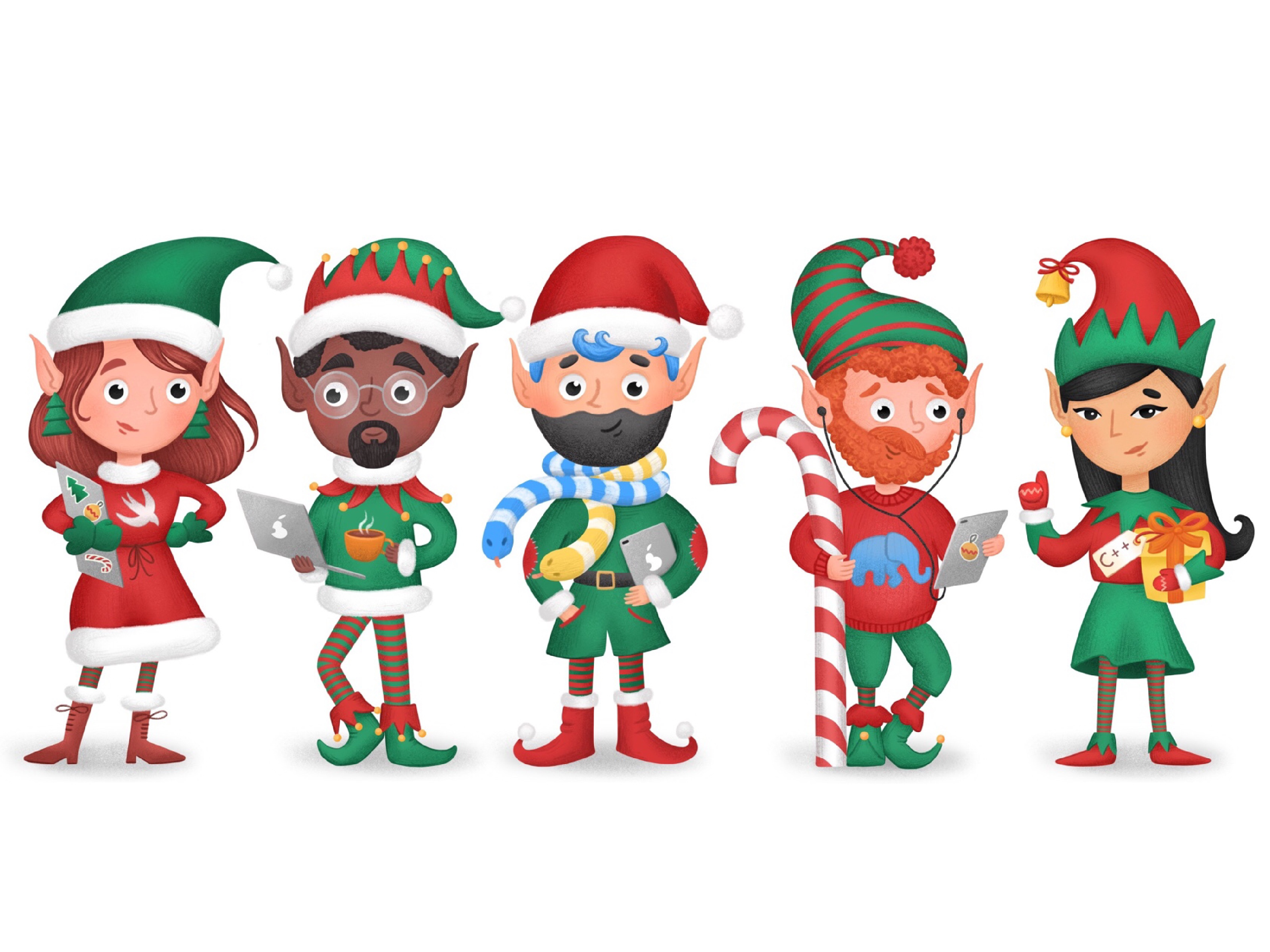 Example of Christmas Elves