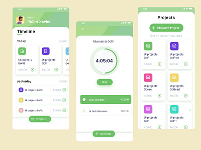 Task Management Application 2020 task list task manager time tracker ui design uidesigner uiux ux