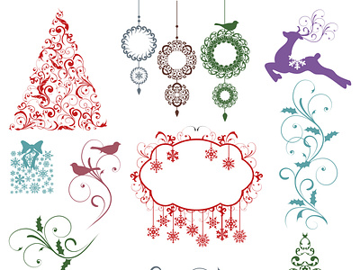Christmas Silhouettes PS Brushes