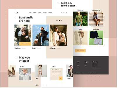 Clotchplus - ECommerce Website clothes clothing ecommerce fashion brand homepage homepage design indonesia designer landingpage minimalism online shop product t shirt ui uidesign ux web webdesign website website design