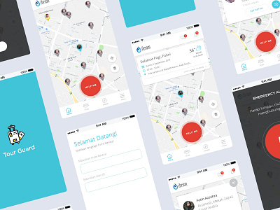 Tour Guard Mobile App dashboard app mobile app mobile app design mobile ui ux ui