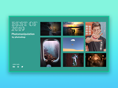 Daily UI #063 Best of 2019 063 adobe best of bestof daily ui daily ui 063 dailyui figma graphic graphic design illustration illustrator photomanipuration photoshop sketch works