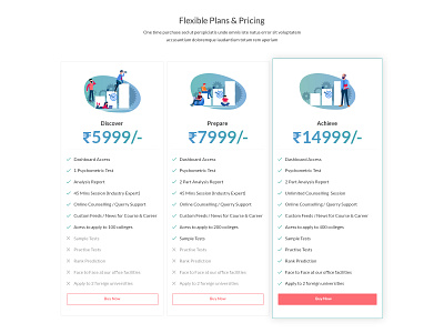 Plans & Pricing education graphicdesign illustration ui vector