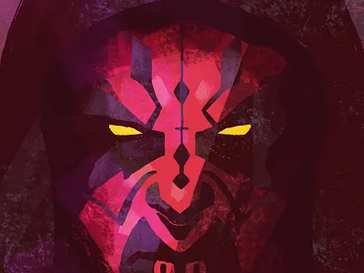 Darth Maul Painting art character darth maul illustration painting sith star wars
