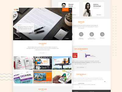 DMID Homepage homepage landing page ui uiux