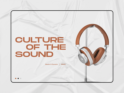 SoundSpace. Promo Banner 2020 audio branding concept design ecommerce fashion layout music sound techno type typography vector website