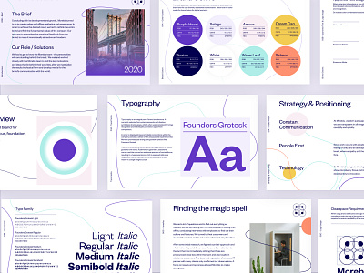 Morebis Brand Guidelines brand design brand identity branding design guidelines identity illustration logo typography