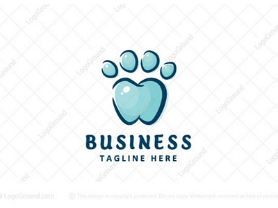 Pet Dental Logo (sold) animal branding care cat dental dog logo logos paw pet teeth tooth