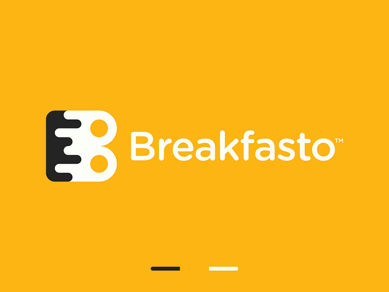Breakfast B Letter Logo abstract b letter b logo b symbol brand branding clean delivery app food logo gennady savinov logo design geometric logo design minimalistic minimalistic logo modern symmetric